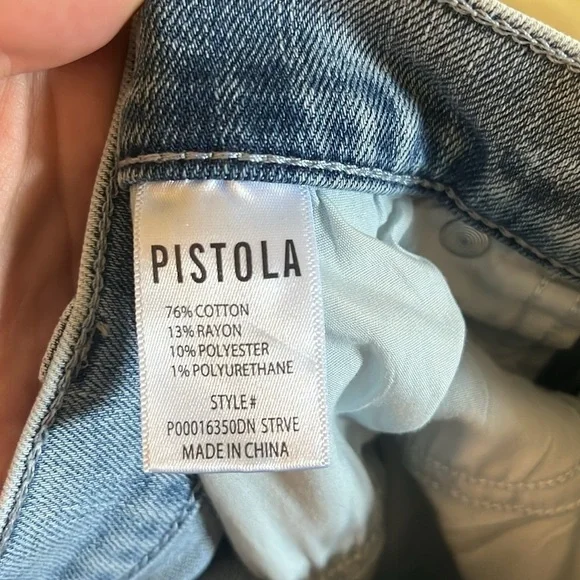 Pistola IZZY MID RISE WIDE LEG CROP JEAN - STRIVE, 28 - Picture 8 of 9